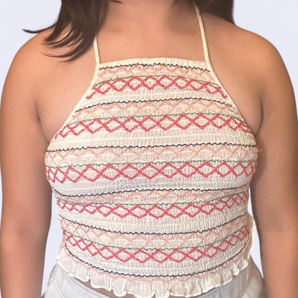 American Eagle Multi-Colored Halter Top – XS (Fits S/M)